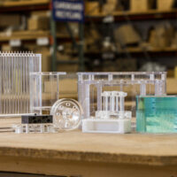 Custom plastic OEM components machined by HP Manufacturing